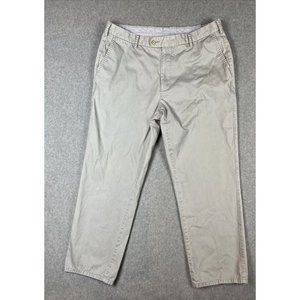 Peter Millar Pants Mens 38 Regular Fit Flat Front Golf Chino Casual Cotton